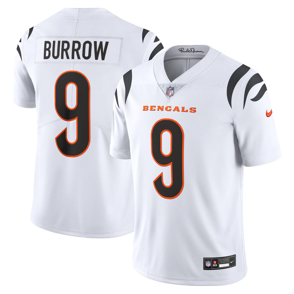 Cincinnati Bengals Joe Burrow White Vapor Untouchable Limited Jersey