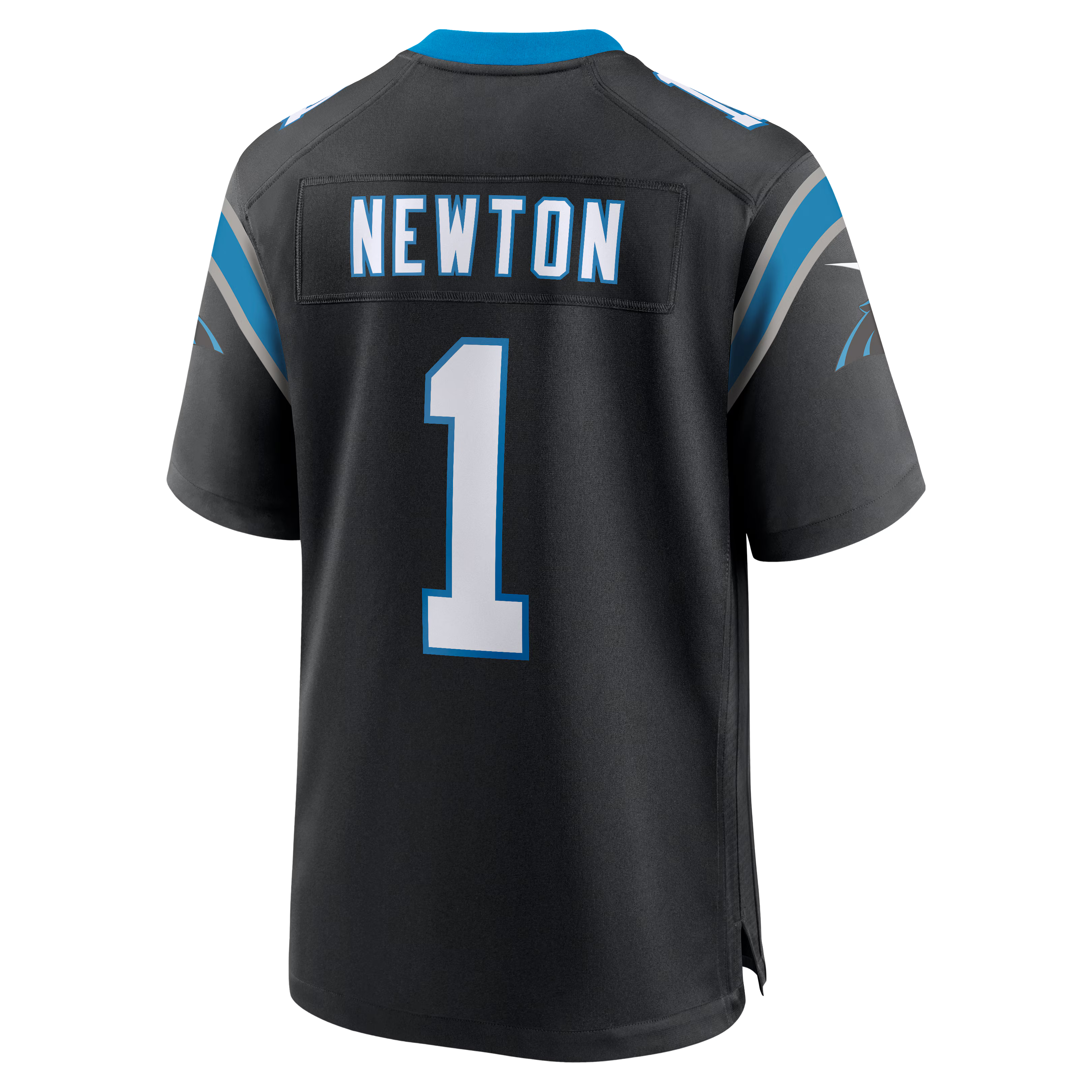 Carolina Panthers Cam Newton Black Team Retired Game Jersey
