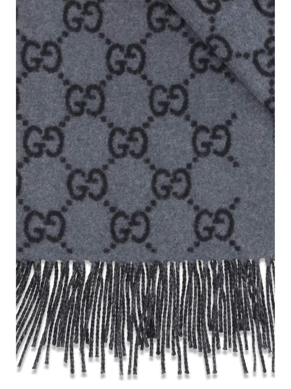 Gucci Men Gg Cashmere Scarf