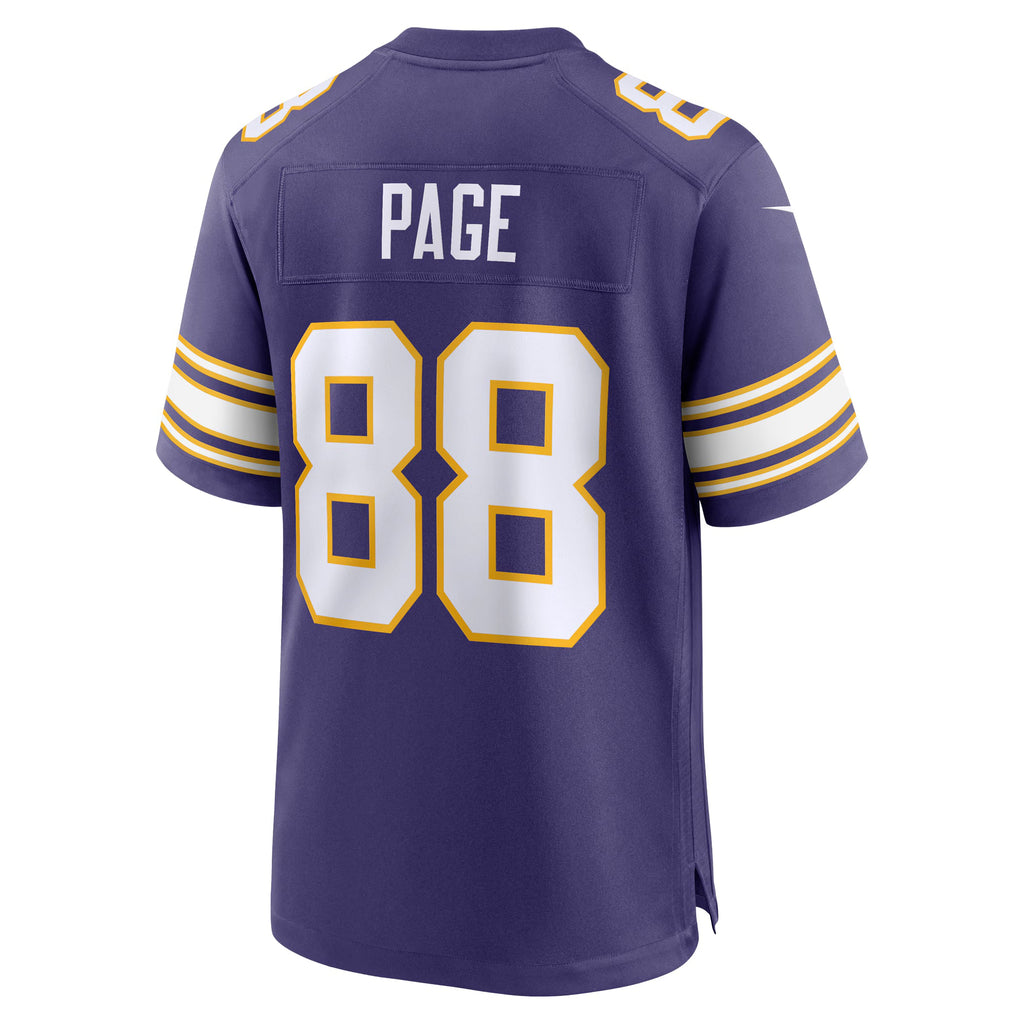 Minnesota Vikings Alan Page Purple Retired Player Alternate Game Jersey