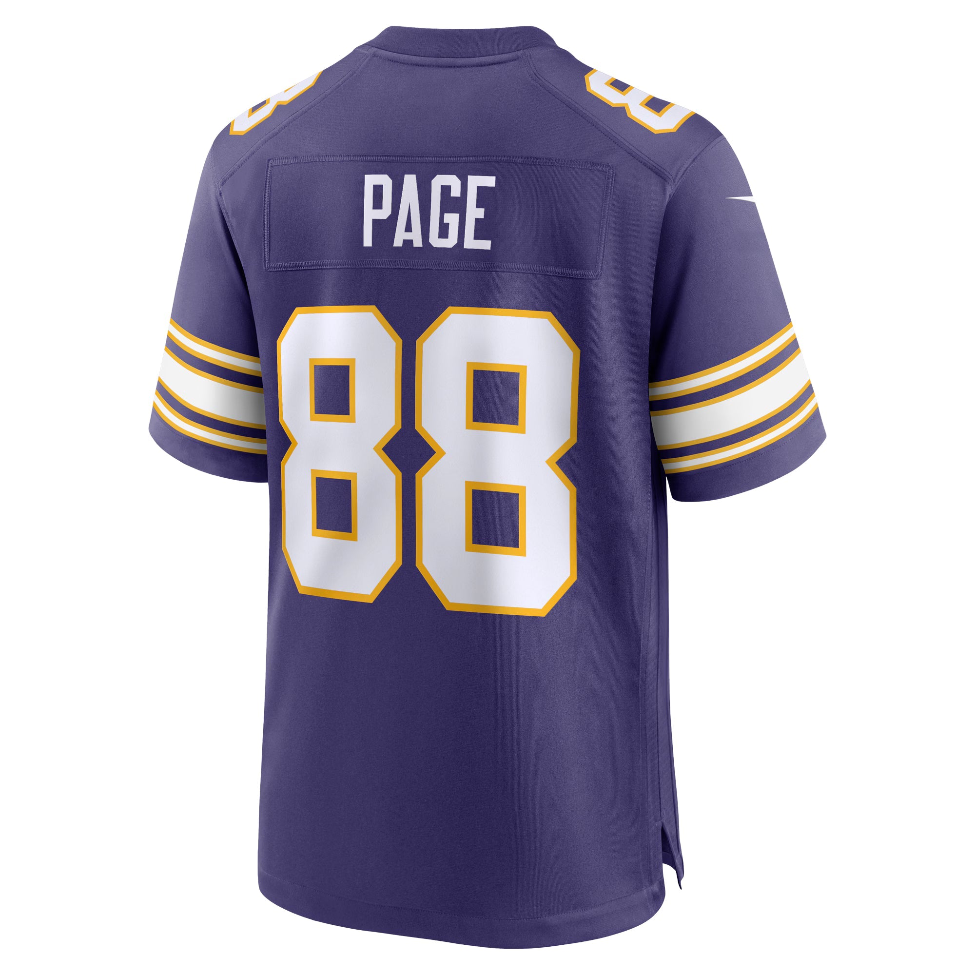 Minnesota Vikings Alan Page Purple Retired Player Alternate Game Jersey