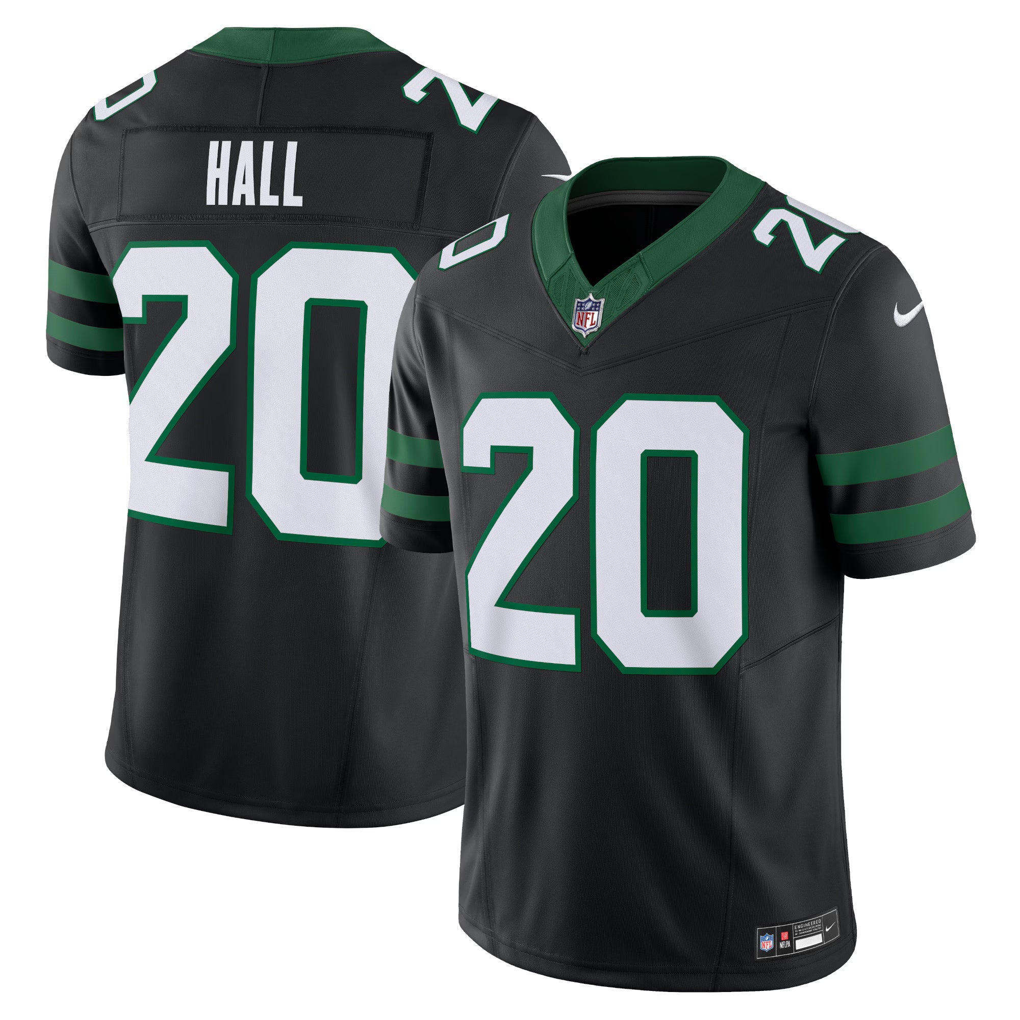 New York Jets Breece Hall Legacy Black Alternate Vapor F.U.S.E. Limited Jersey