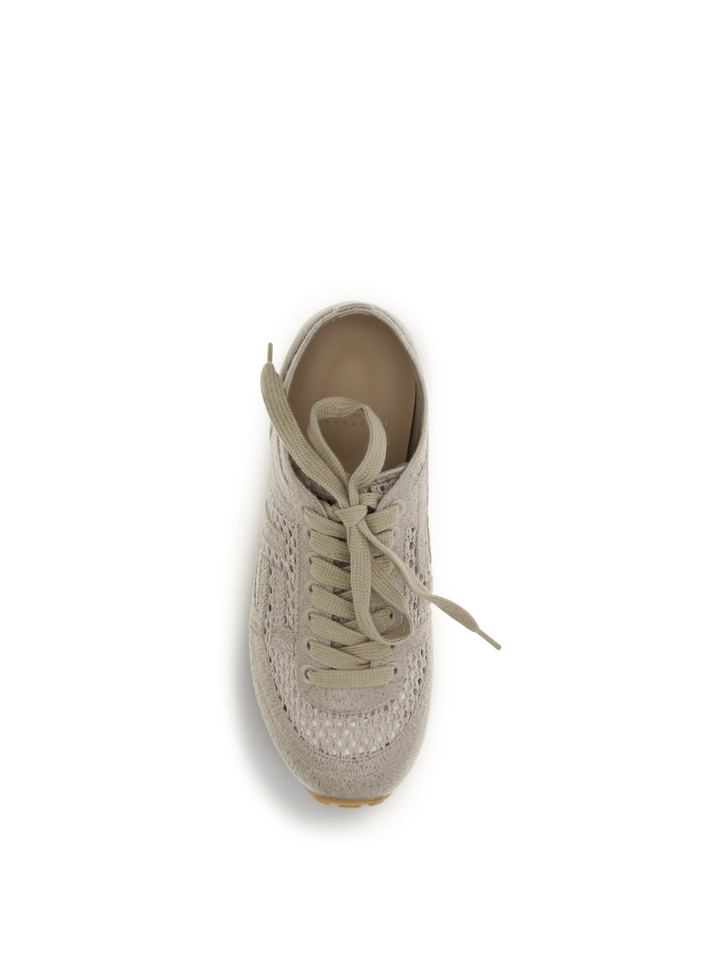 Balmain Women Racer 45 Sneakers In Macramé
