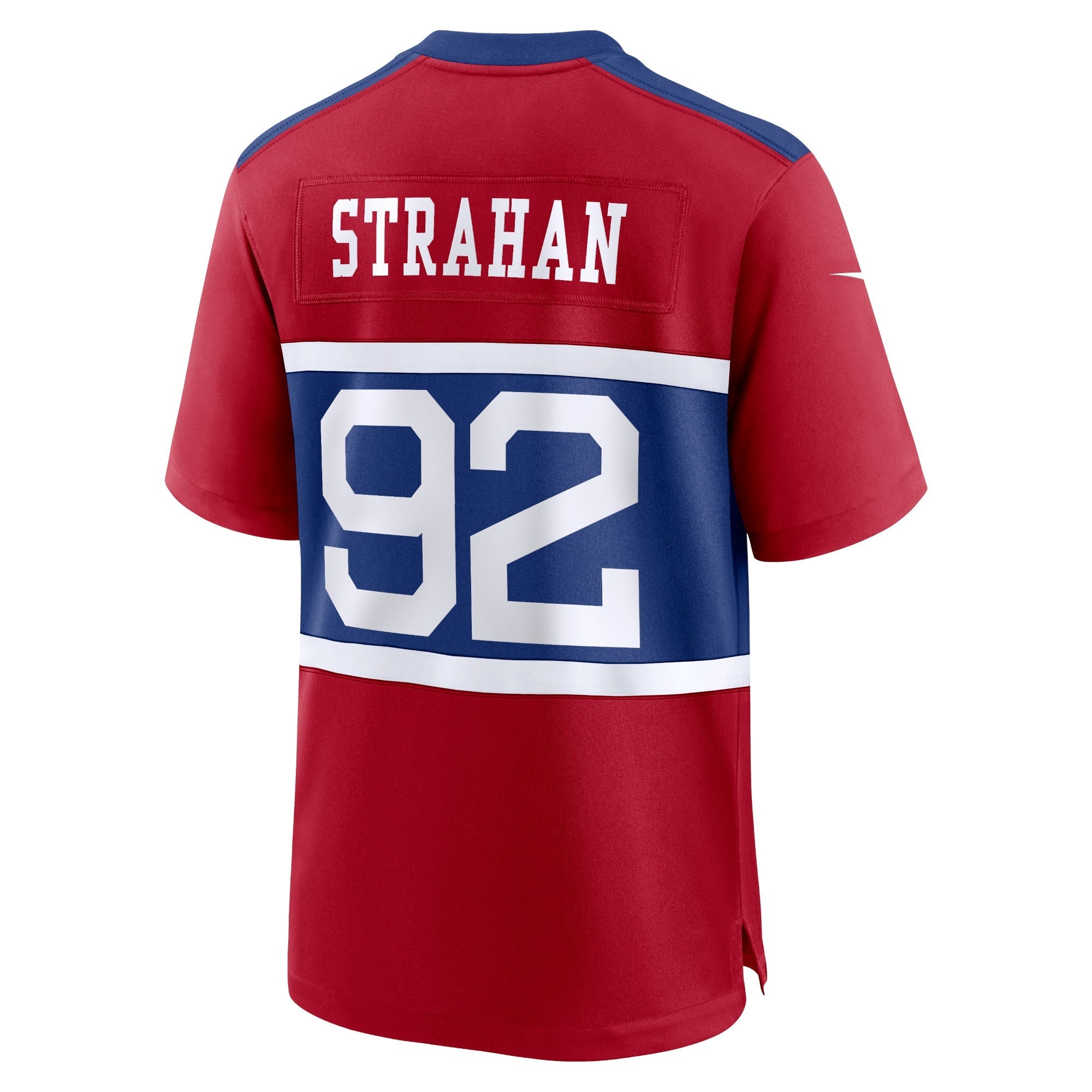 New York Giants Michael Strahan Century Red Alternate Retired Player Game Jersey
