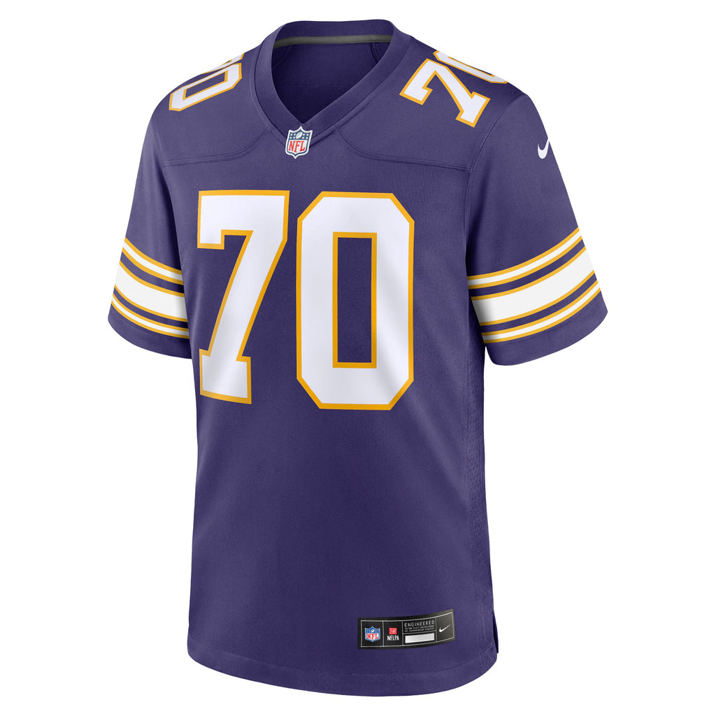 Minnesota Vikings Jim Marshall Purple Retired Player Alternate Game Jersey