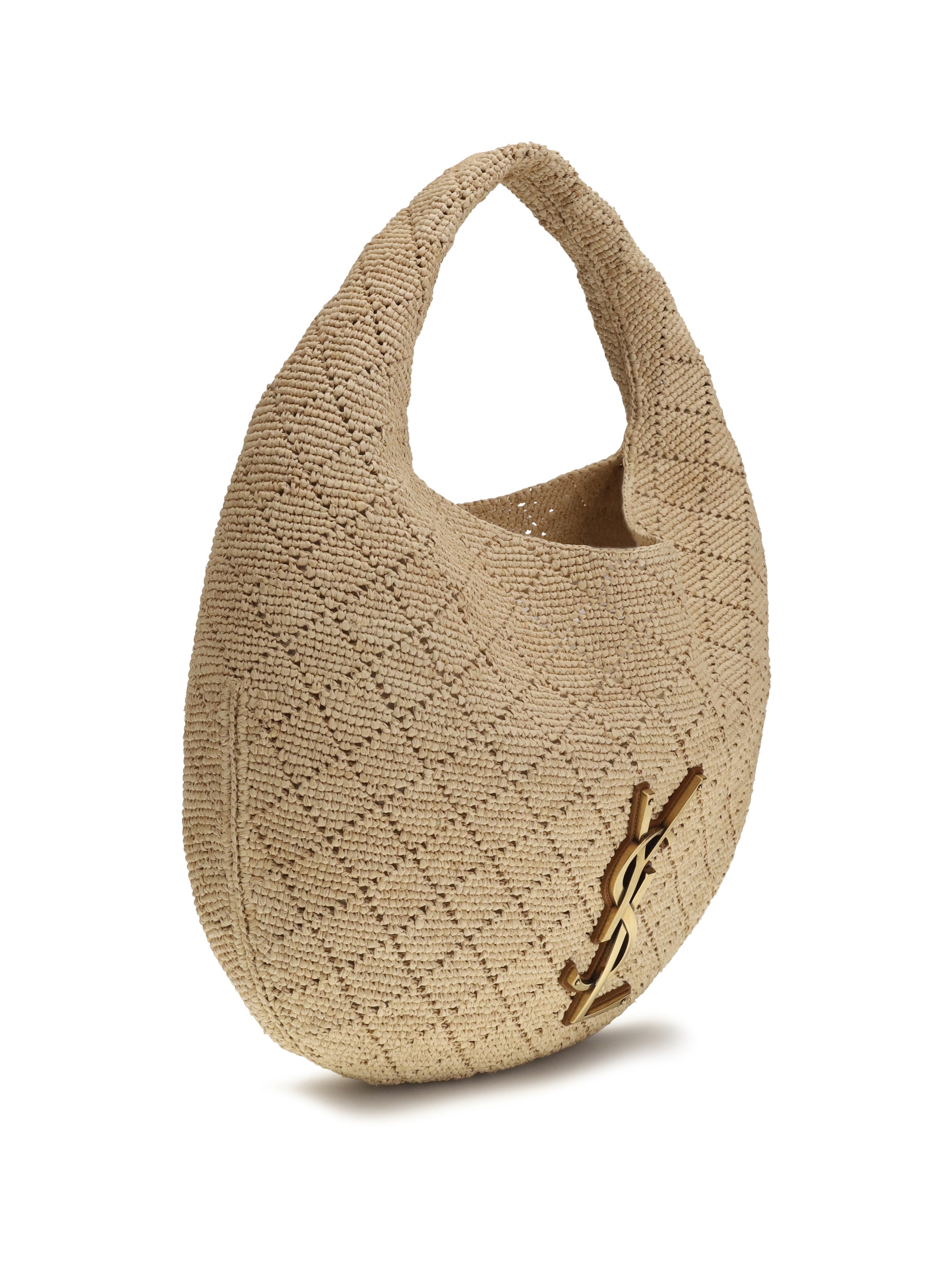 Saint Laurent Women Icare Hobo Bag In Raffia