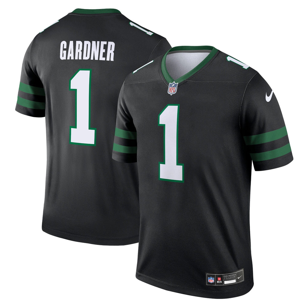 New York Jets Ahmad Sauce Gardner Black Legend Player Performance Top