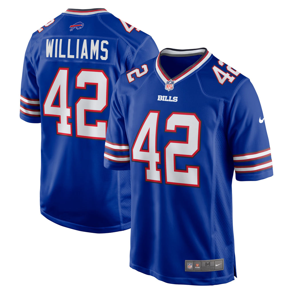 Buffalo Bills Dorian Williams Royal Home Game Jersey