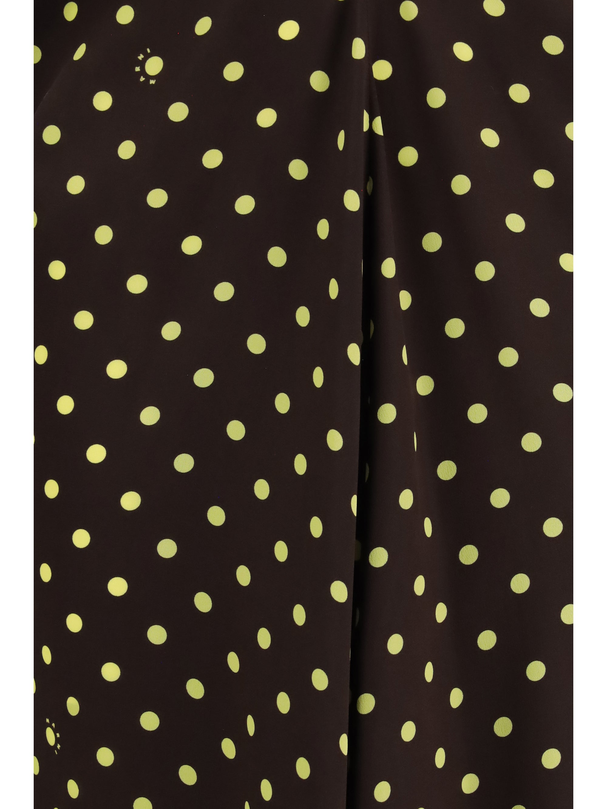 Marni Women Printed Polka Dot Crepe Dress