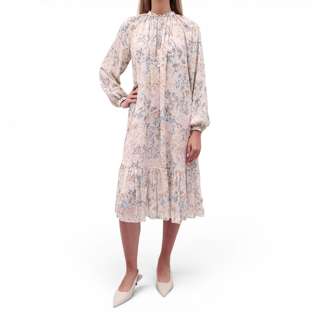 CELINE SILK FLORAL BABYDOLL DRESS - SIZE 34
