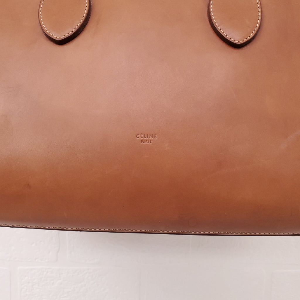 CELINE TAN KNOT TOTE