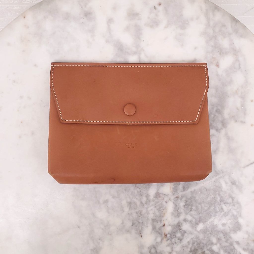 CELINE TAN KNOT TOTE