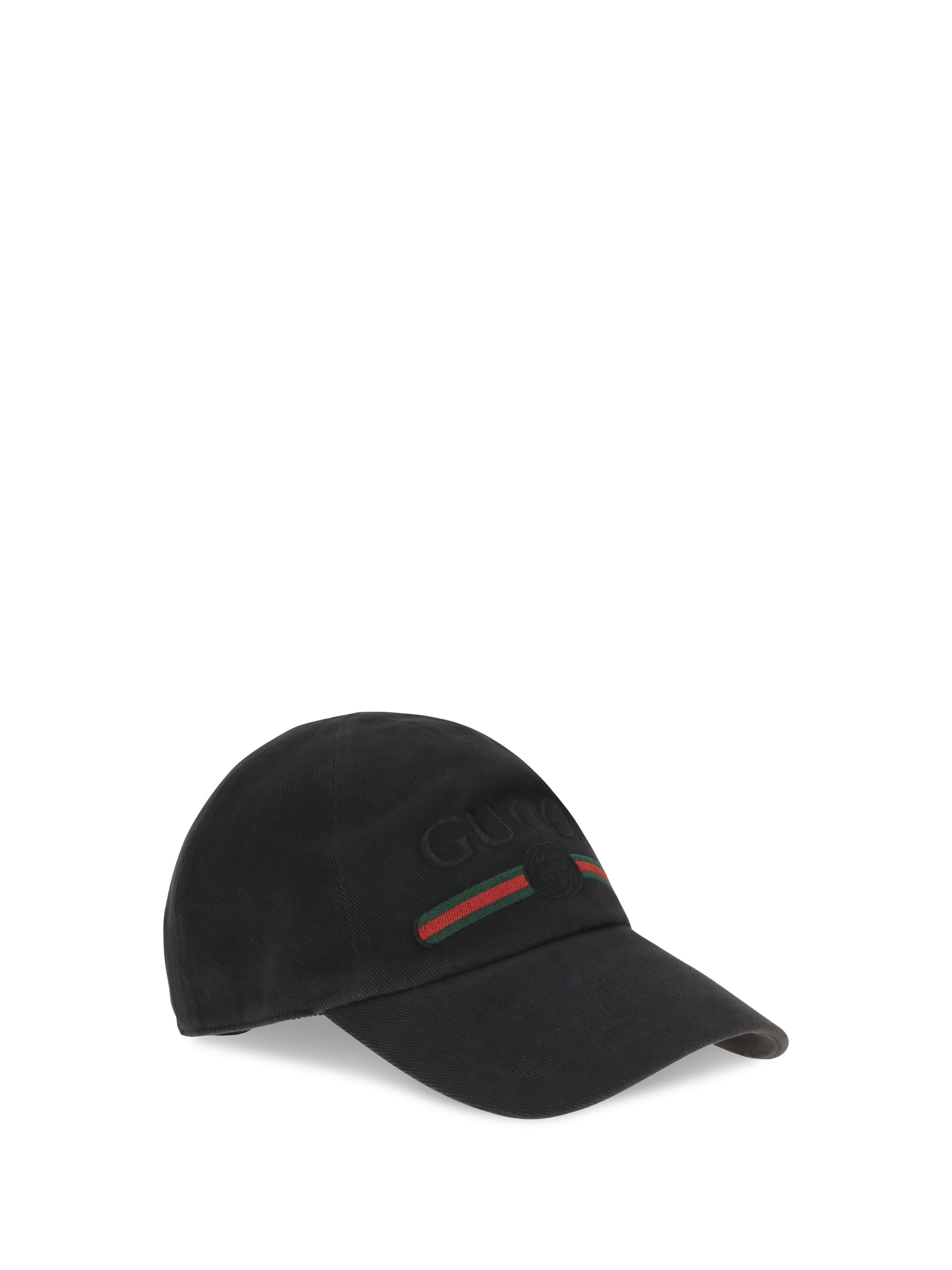 Gucci Men Cotton Baseball Cap With Embroidery