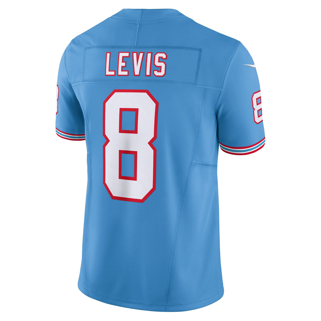 Tennessee Titans Will Levis Light Blue Alternate Oilers Throwback Vapor F.U.S.E. Limited Jersey