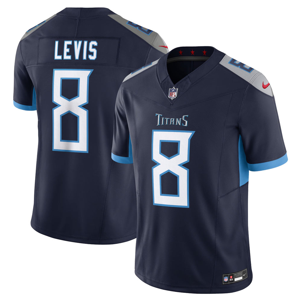 Tennessee Titans Will Levis Navy Vapor F.U.S.E. Limited Jersey