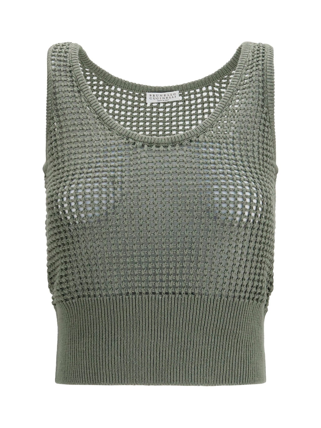 Brunello Cucinelli Women Perforated Sequin Tank Top