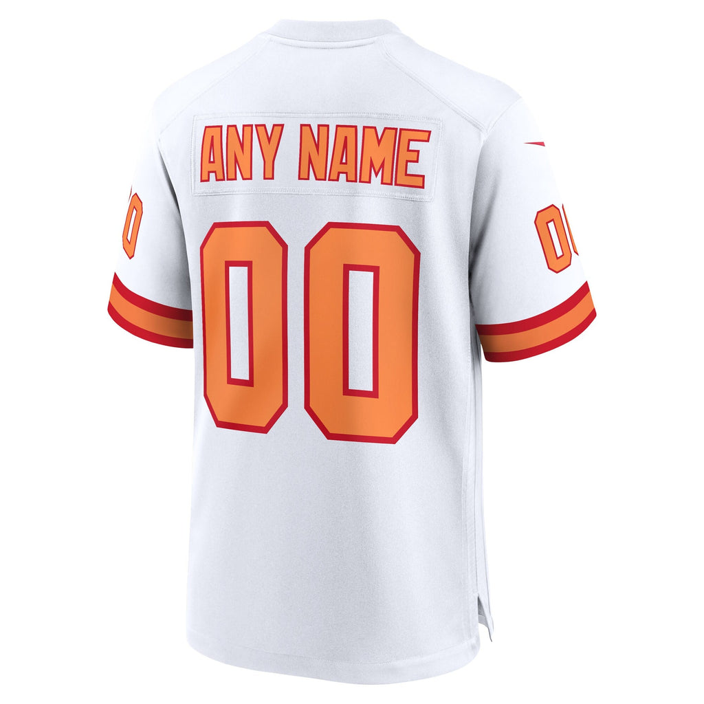 76 Tampa Bay Buccaneers White 50th Season Custom Game Jersey