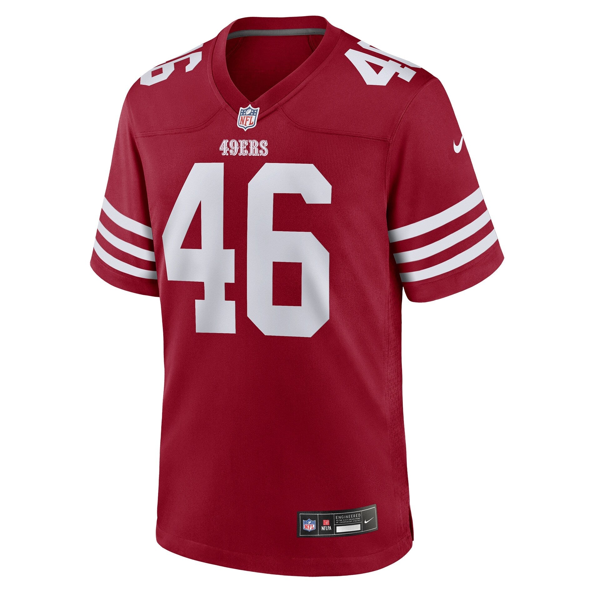 San Francisco 49ers Jon Weeks Scarlet Team Game Jersey
