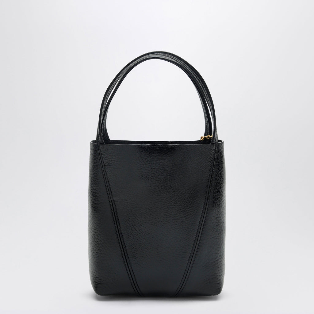 Chloe Small Spin Black Leather Tote Bag Women