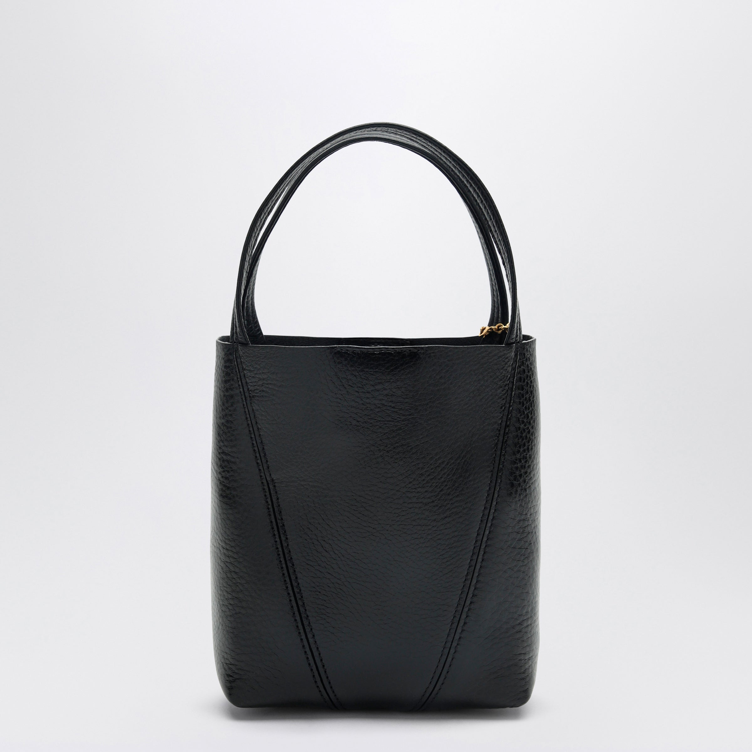 Chloe Small Spin Black Leather Tote Bag Women