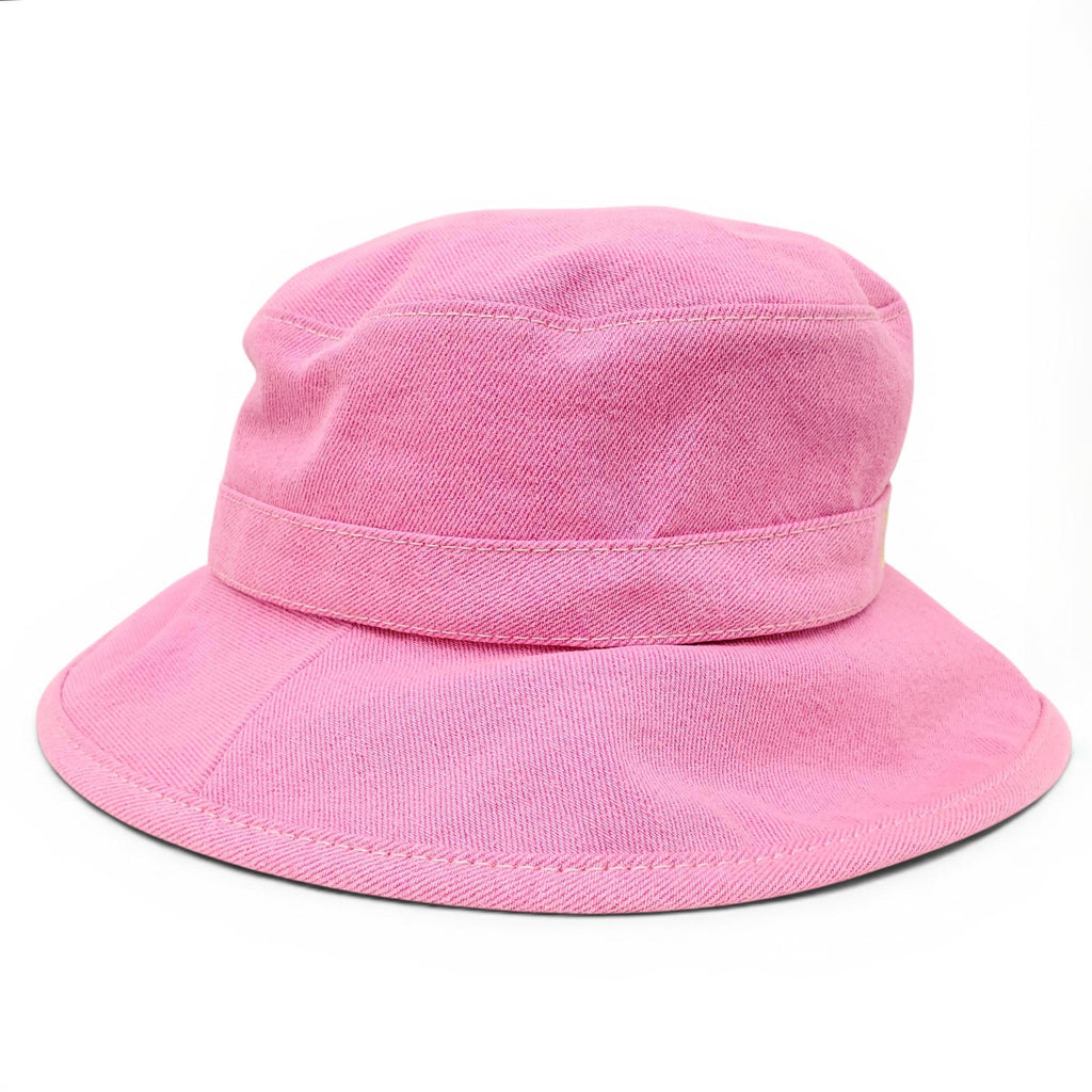 CHANEL PINK BUCKET HAT - SIZE M