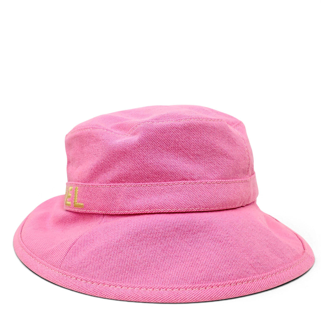 CHANEL PINK BUCKET HAT - SIZE M
