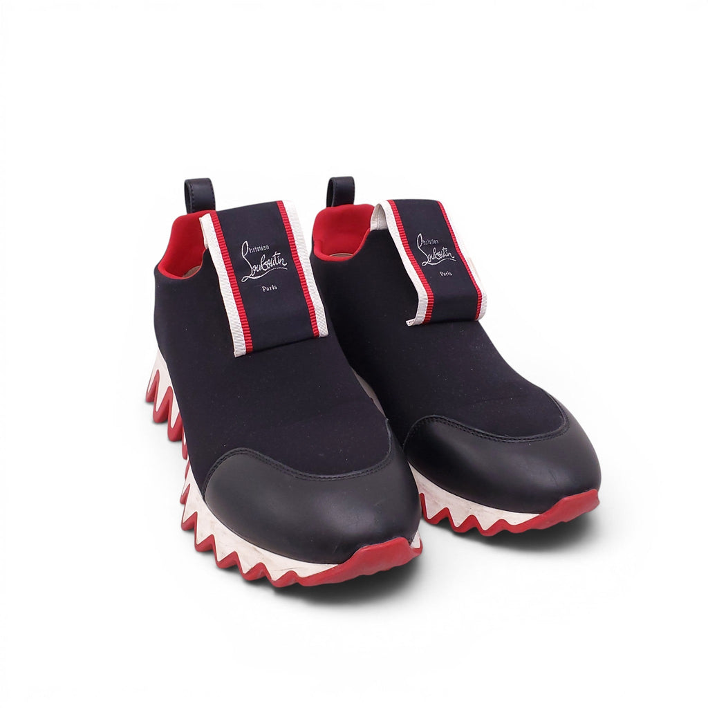CHRISTIAN LOUBOUTIN TIKETA RUN FLAT SNEAKERS - SIZE 36.5