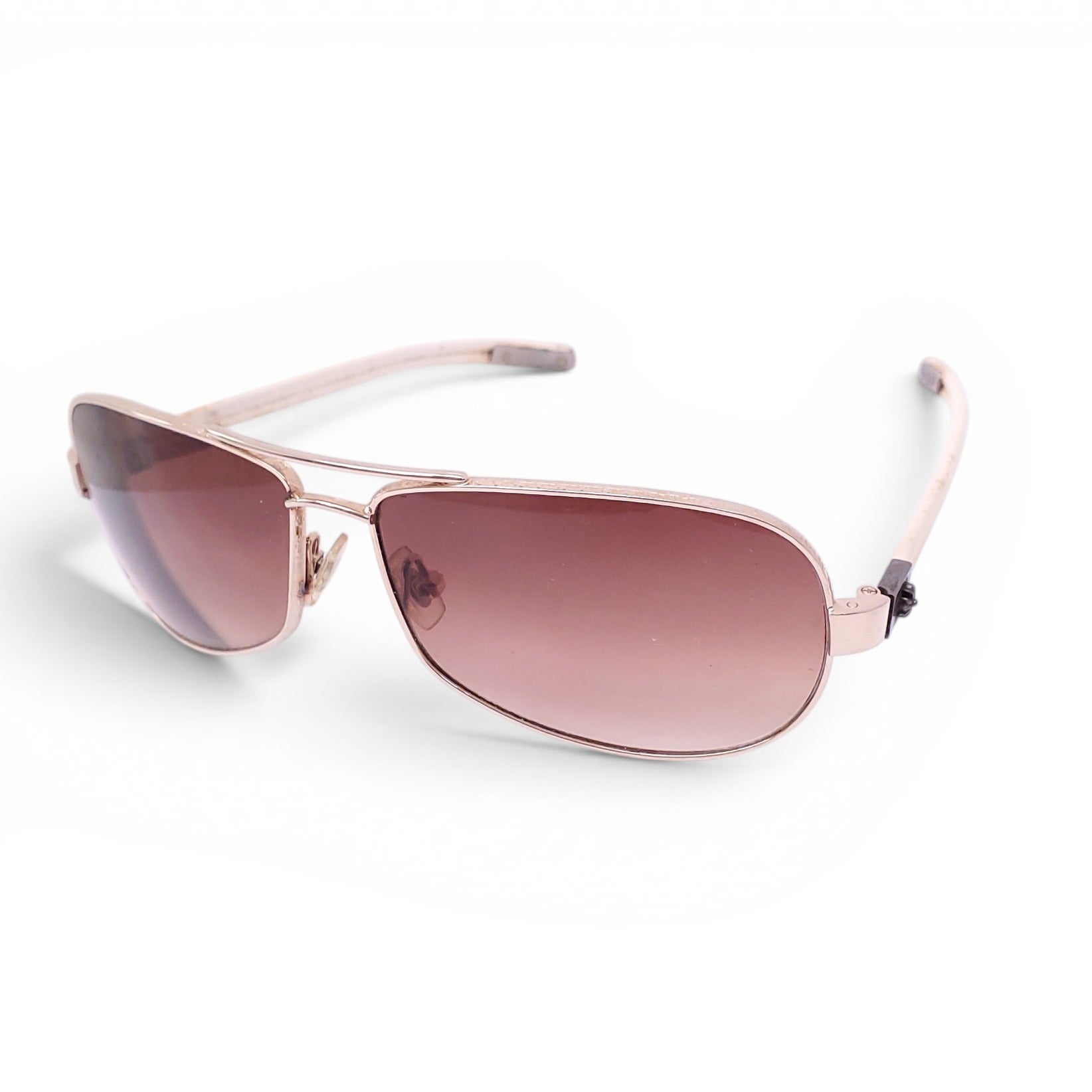 CHROME HEARTS BROWN LENS SUNGLASSES