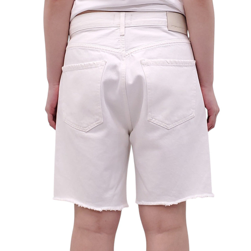CITIZENS OF HUMANITY WHITE 'CAMILLA' DENIM SHORTS - SIZE 29