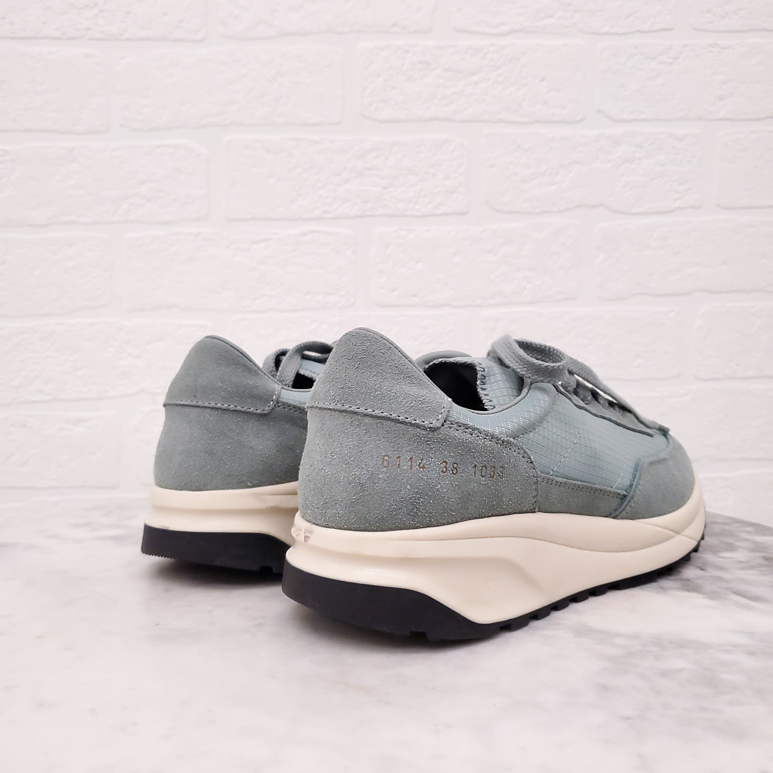 COMMON PROJECTS TURQUOISE SNEAKERS - SIZE 38