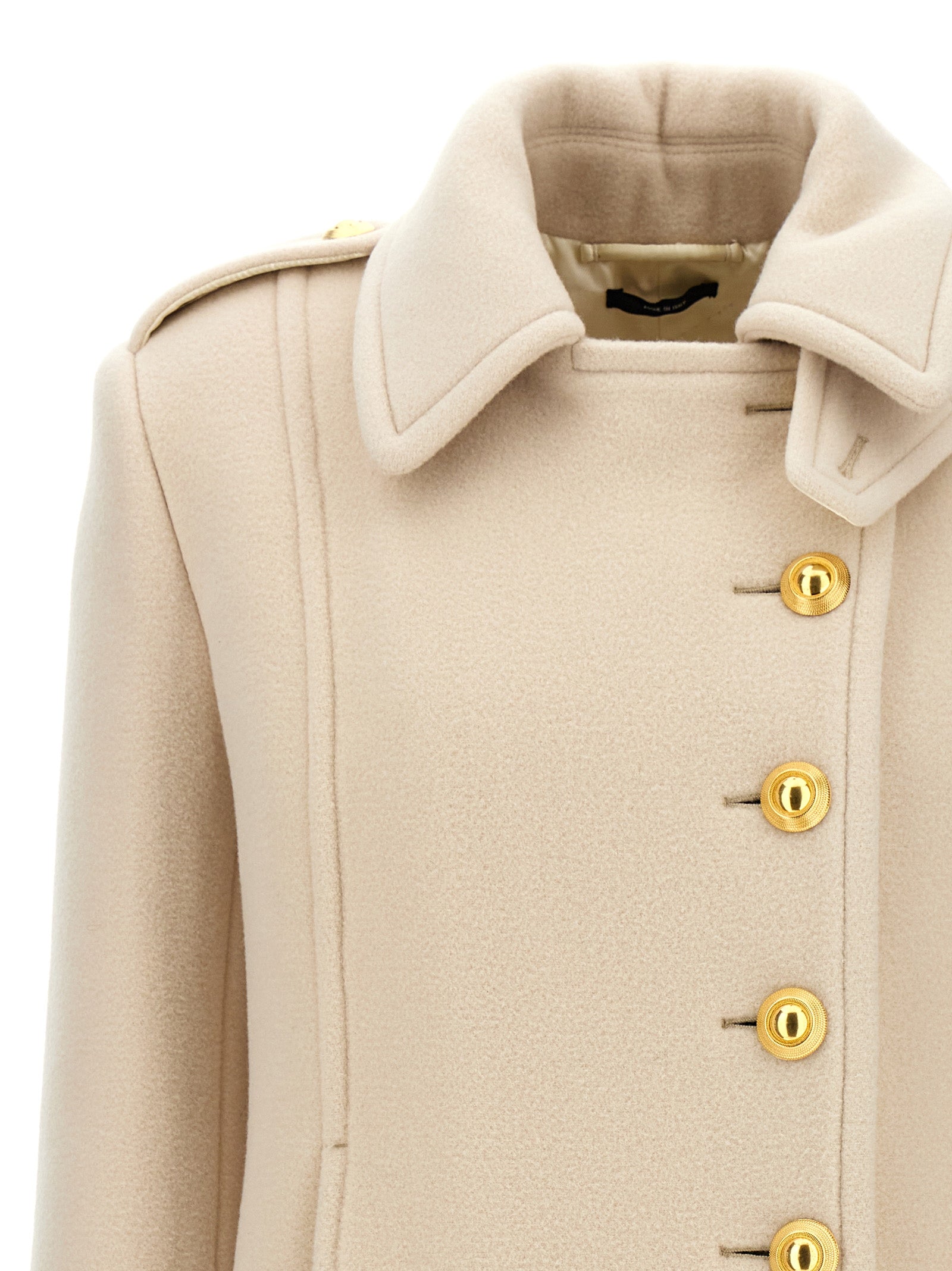 Tom Ford Women Single-Breasted Wool Coat