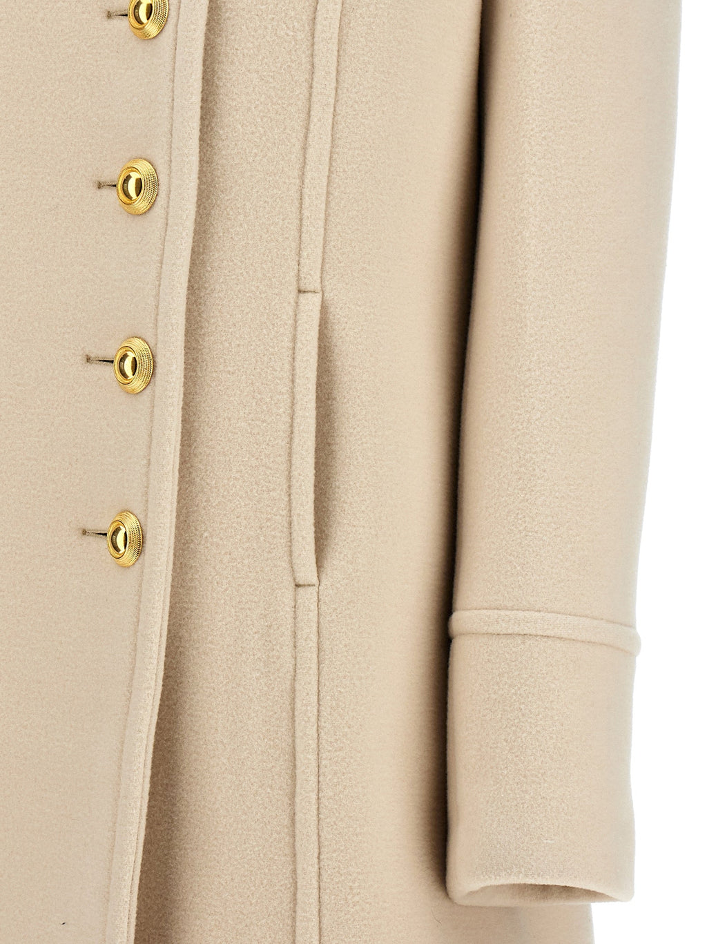Tom Ford Women Single-Breasted Wool Coat