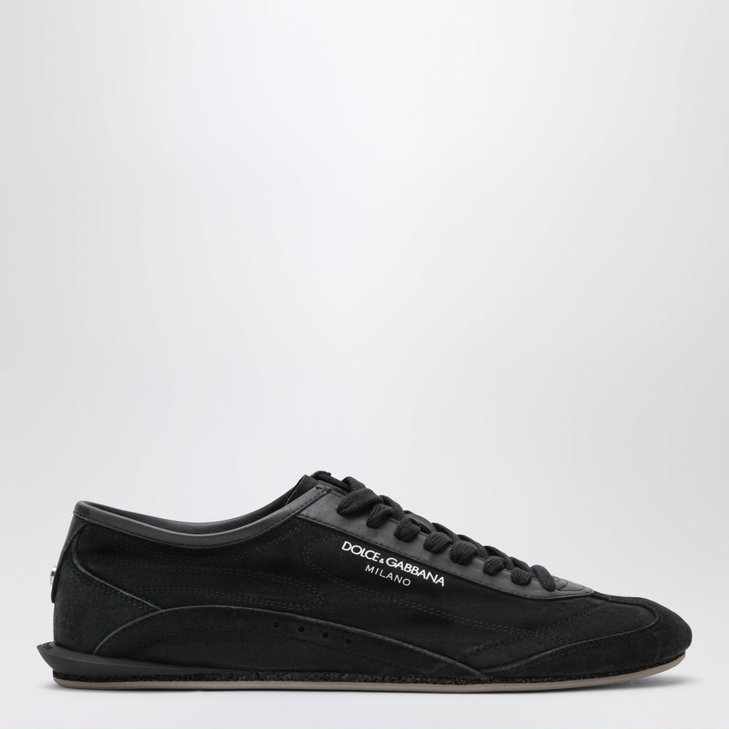 Dolce&Gabbana Black Dg Sailing Raffia Trainers Men