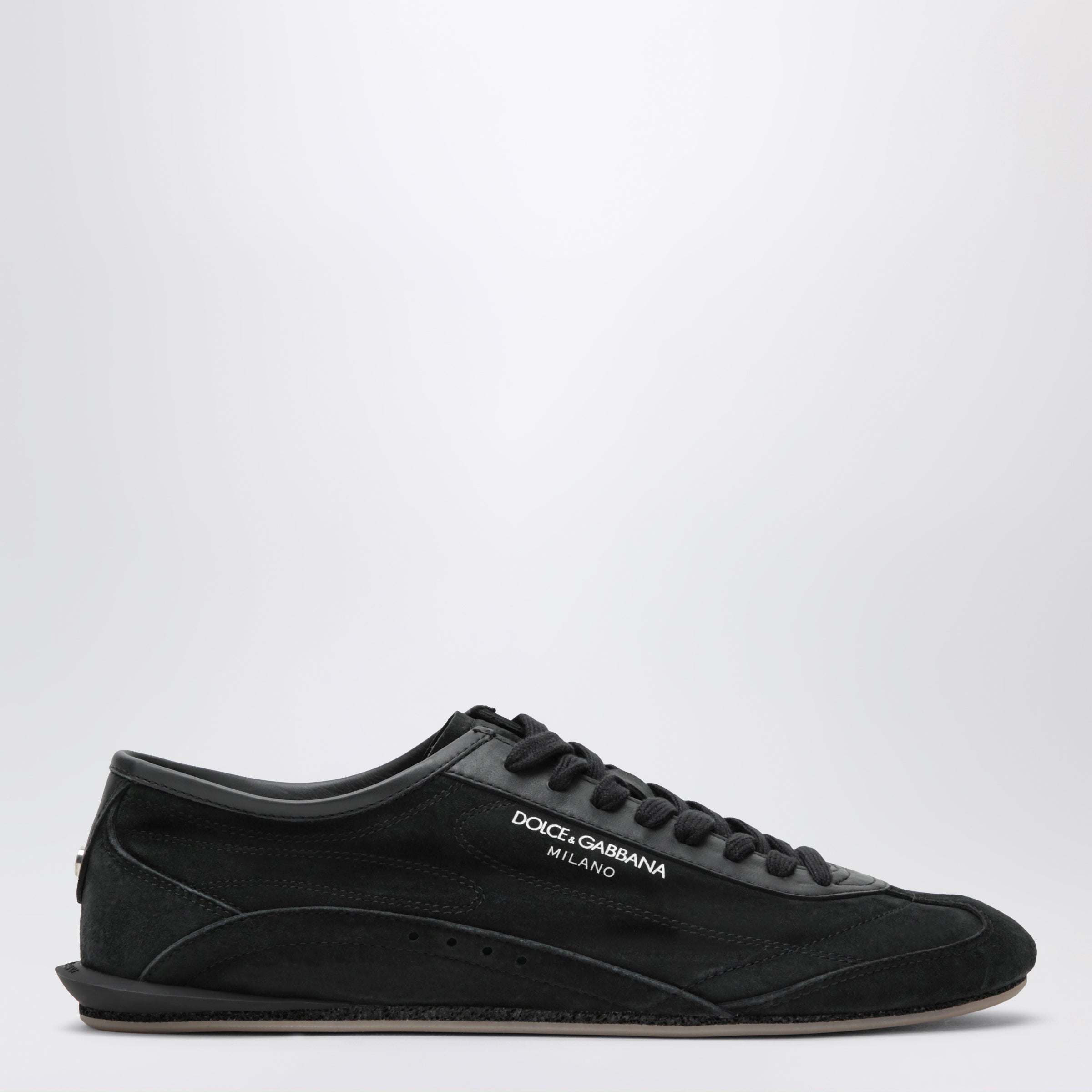 Dolce&Gabbana Black Dg Sailing Raffia Trainers Men