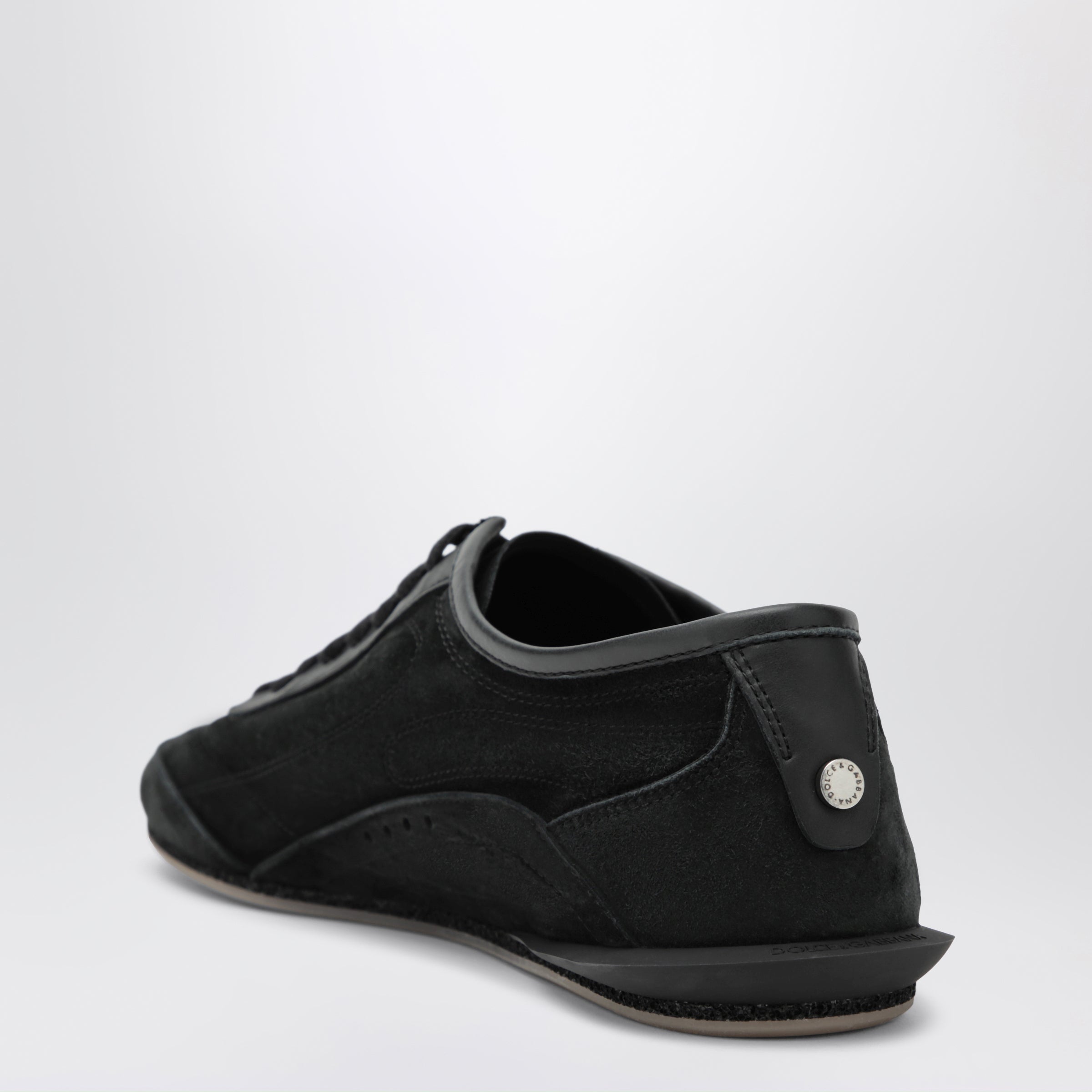 Dolce&Gabbana Black Dg Sailing Raffia Trainers Men