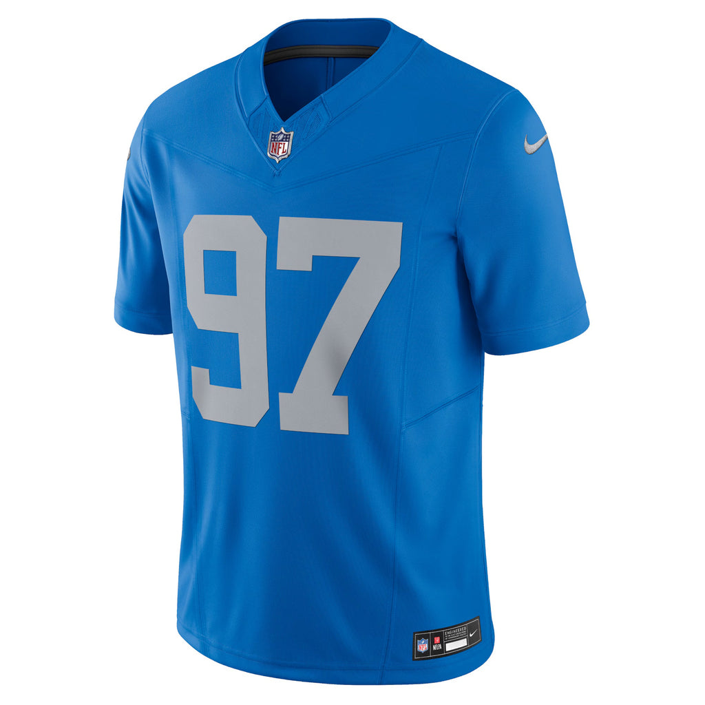 Detroit Lions Aidan Hutchinson Blue Vapor F.U.S.E. Alternate Limited Jersey