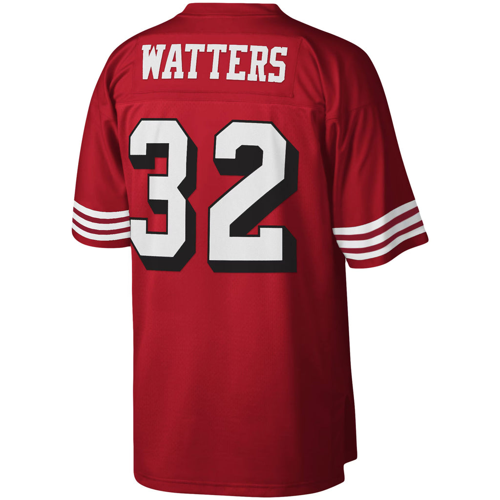 San Francisco 49ers Ricky Watters Mitchell & Ness Scarlet Legacy Replica Jersey