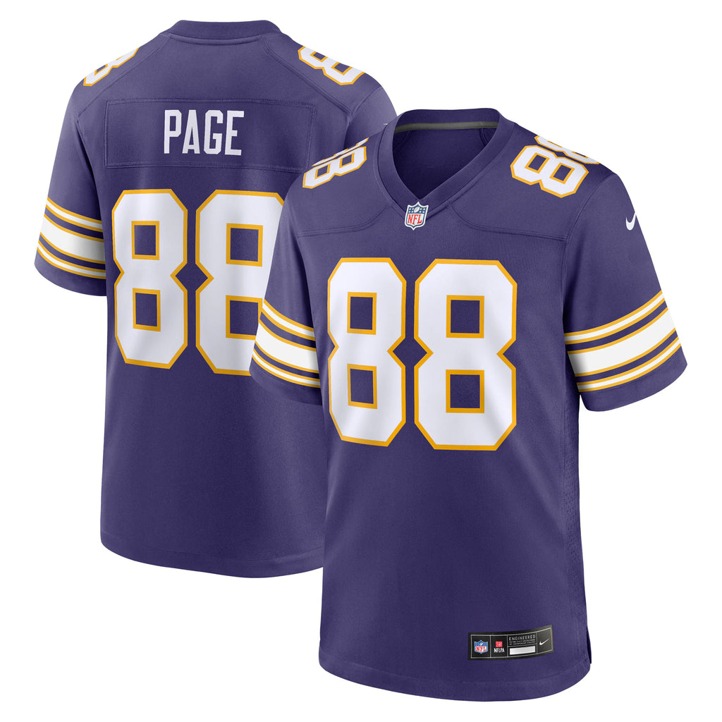 Minnesota Vikings Alan Page Purple Retired Player Alternate Game Jersey