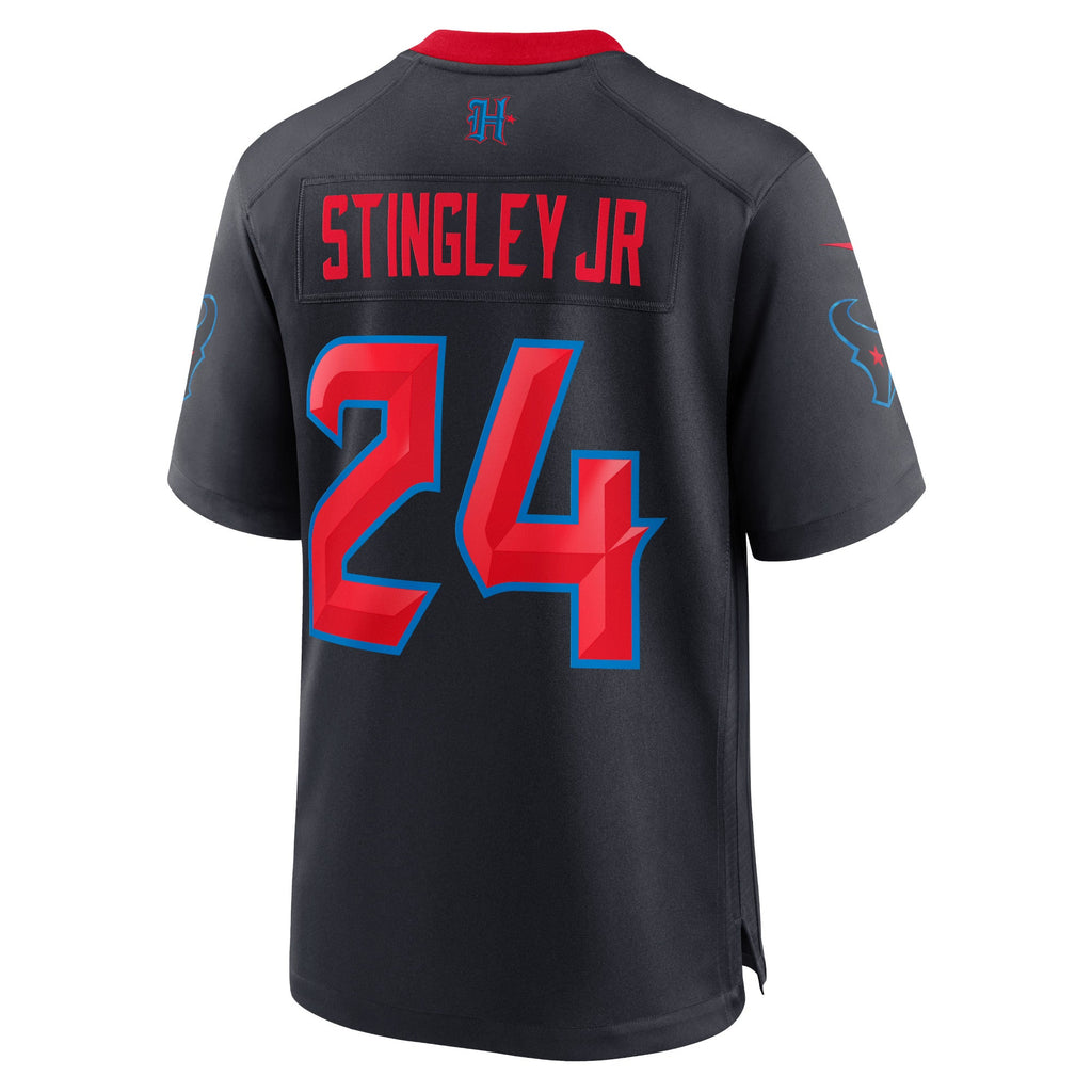 Houston Texans Derek Stingley Jr. Navy 2nd Alternate Game Jersey