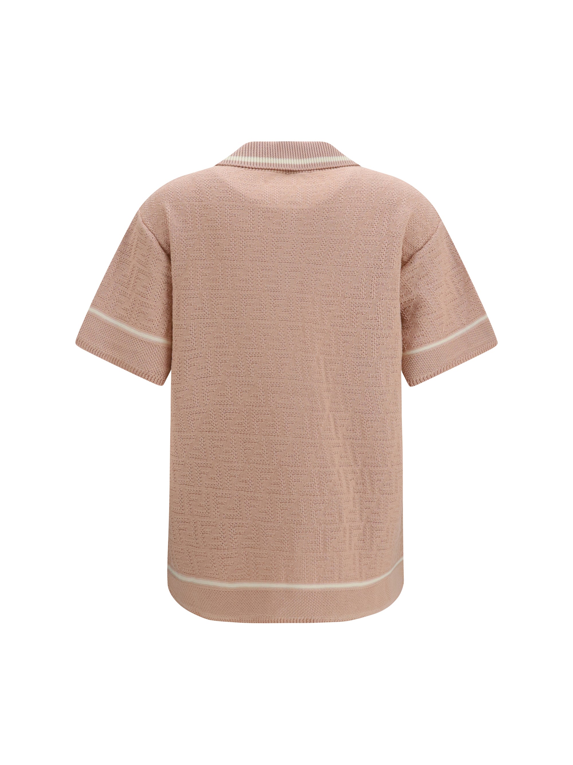 Fendi Women Ff All-Over Crochet Shirt