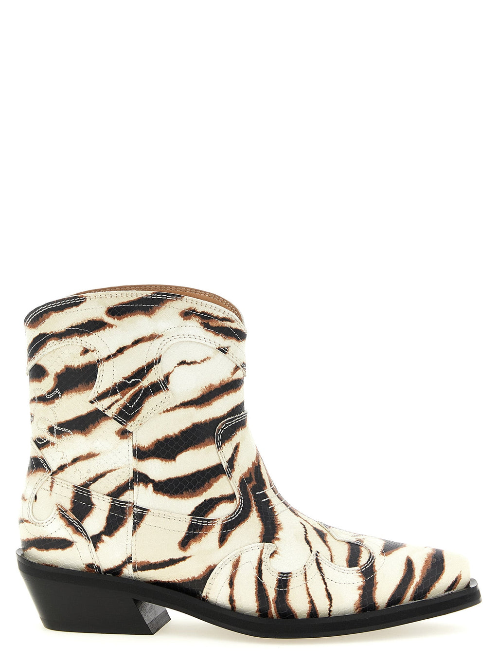 Ganni Women Western Ankle Boots