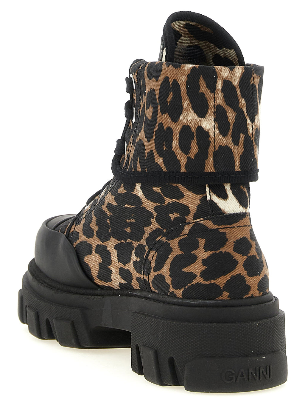 Ganni Women Denim Ankle Boots