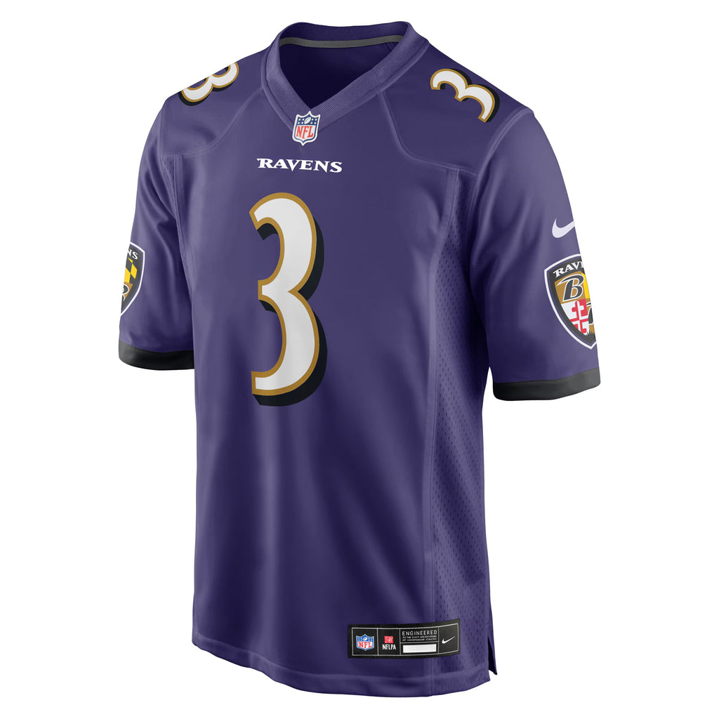 Baltimore Ravens Chidobe Awuzie Purple Team Game Jersey