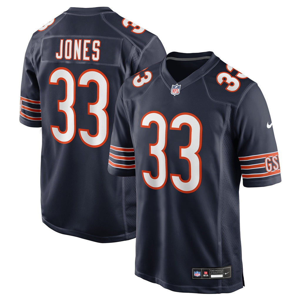 Chicago Bears Jaylon Jones Navy Team Game Jersey