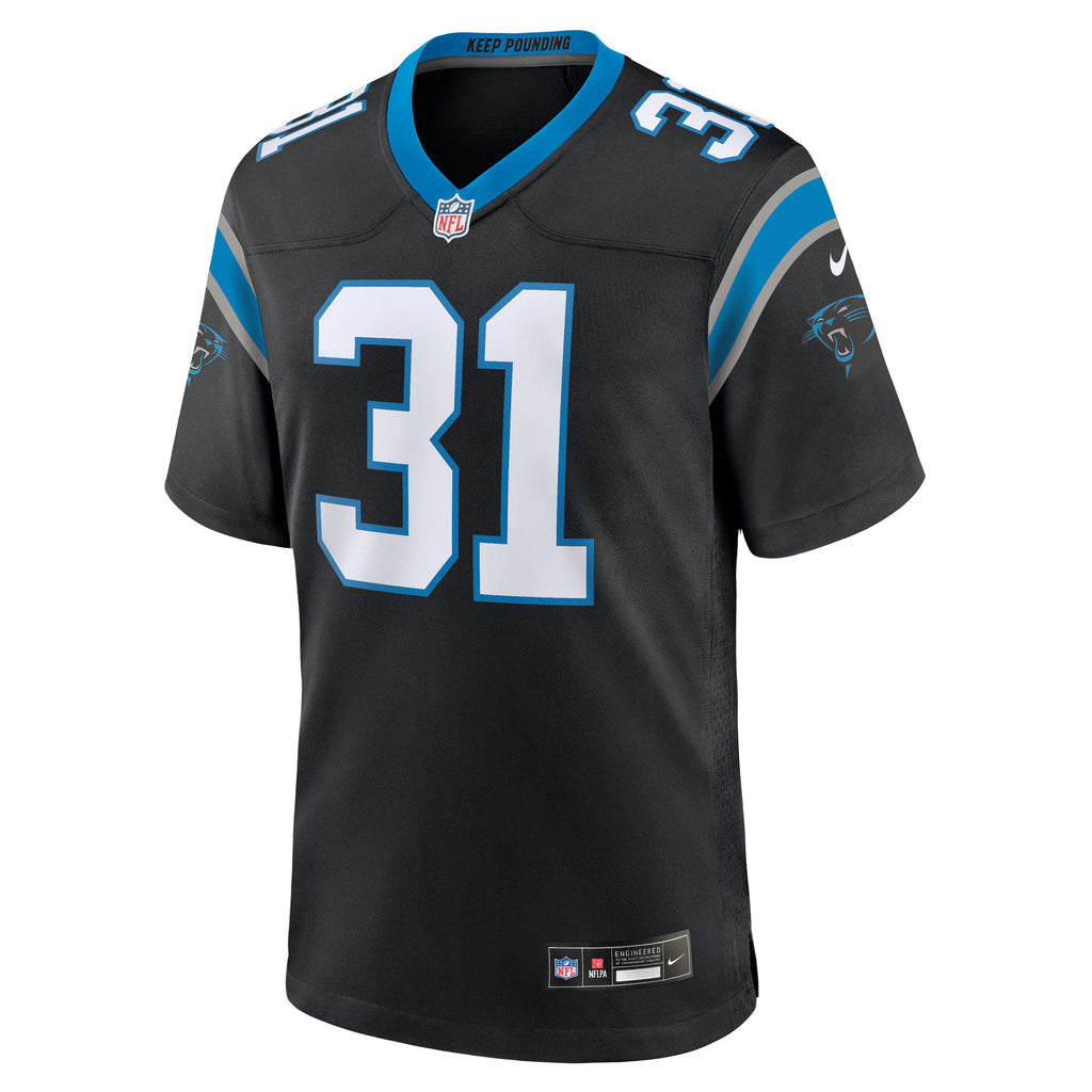 Carolina Panthers Corey Thornton Black Team Game Jersey