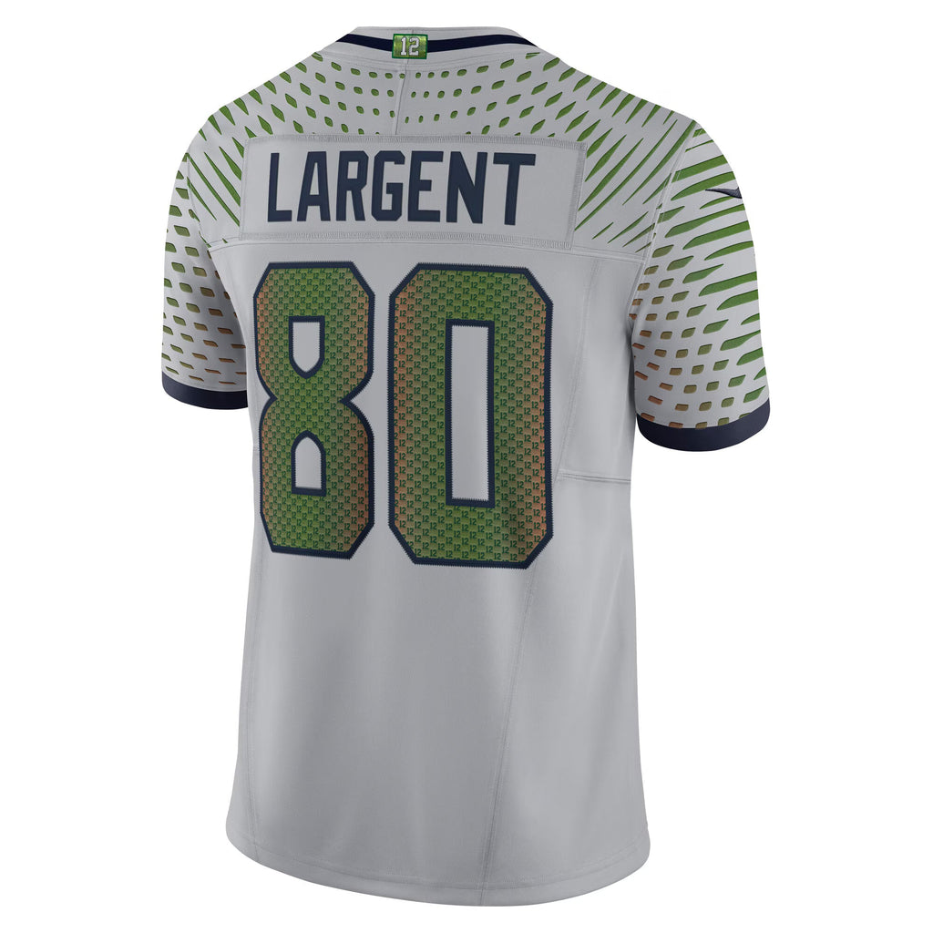 Seattle Seahawks Steve Largent Wolf Gray 2025 Rivalries Collection Retired Player Limited Jersey