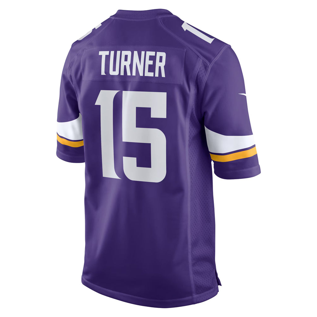 Minnesota Vikings Dallas Turner Purple Player Game Jersey