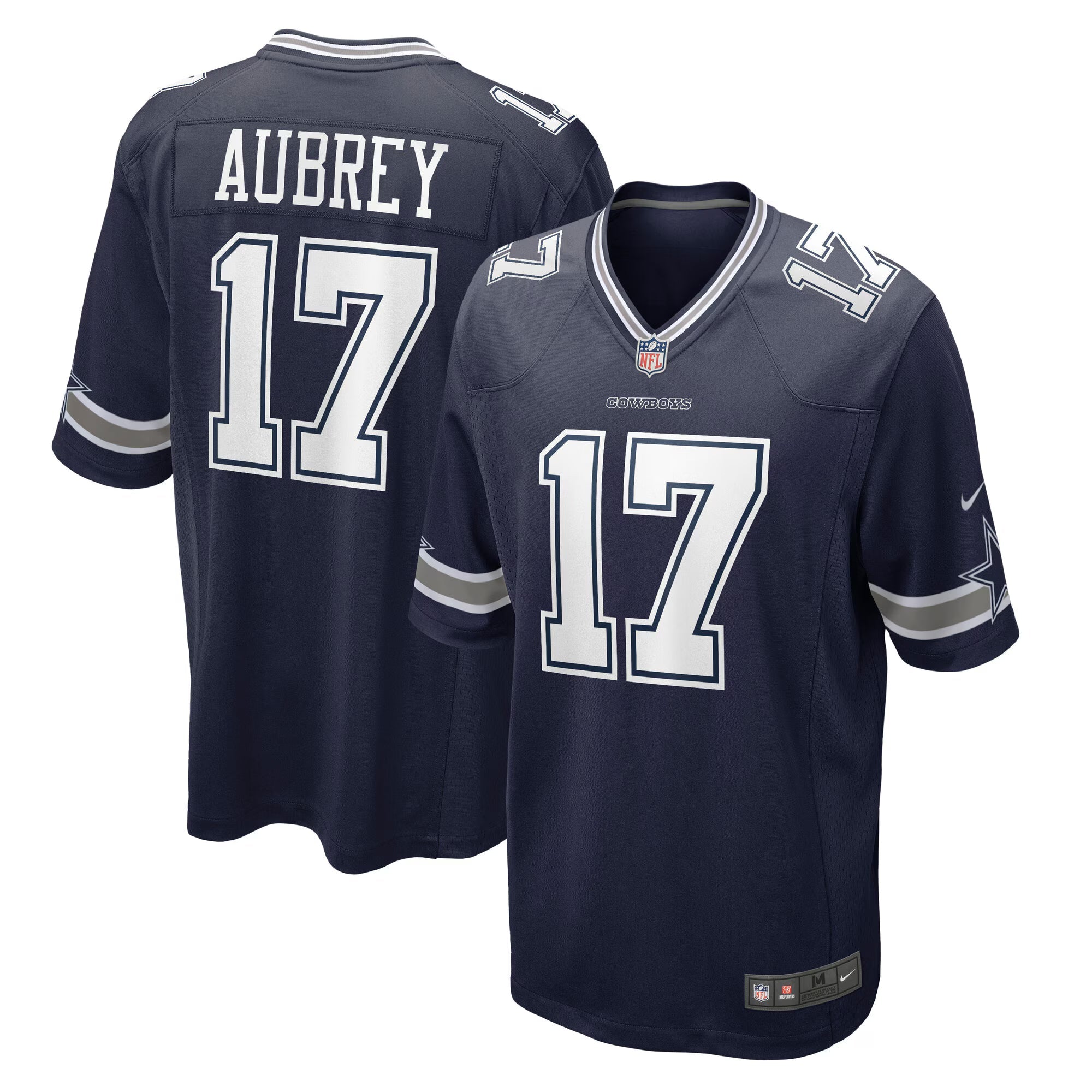 Dallas Cowboys Brandon Aubrey Navy Team Game Jersey