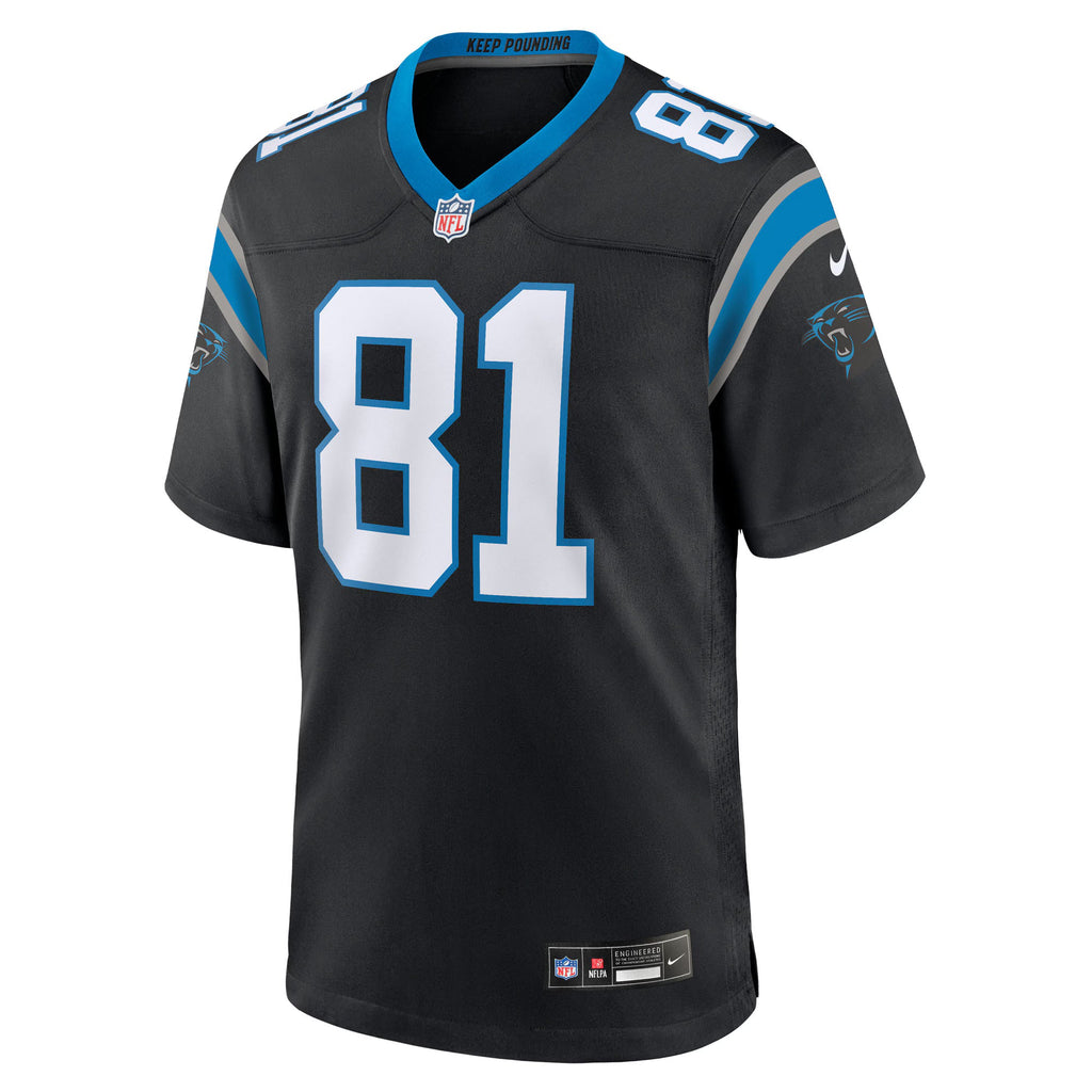 Carolina Panthers Dalevon Campbell Black Team Game Jersey
