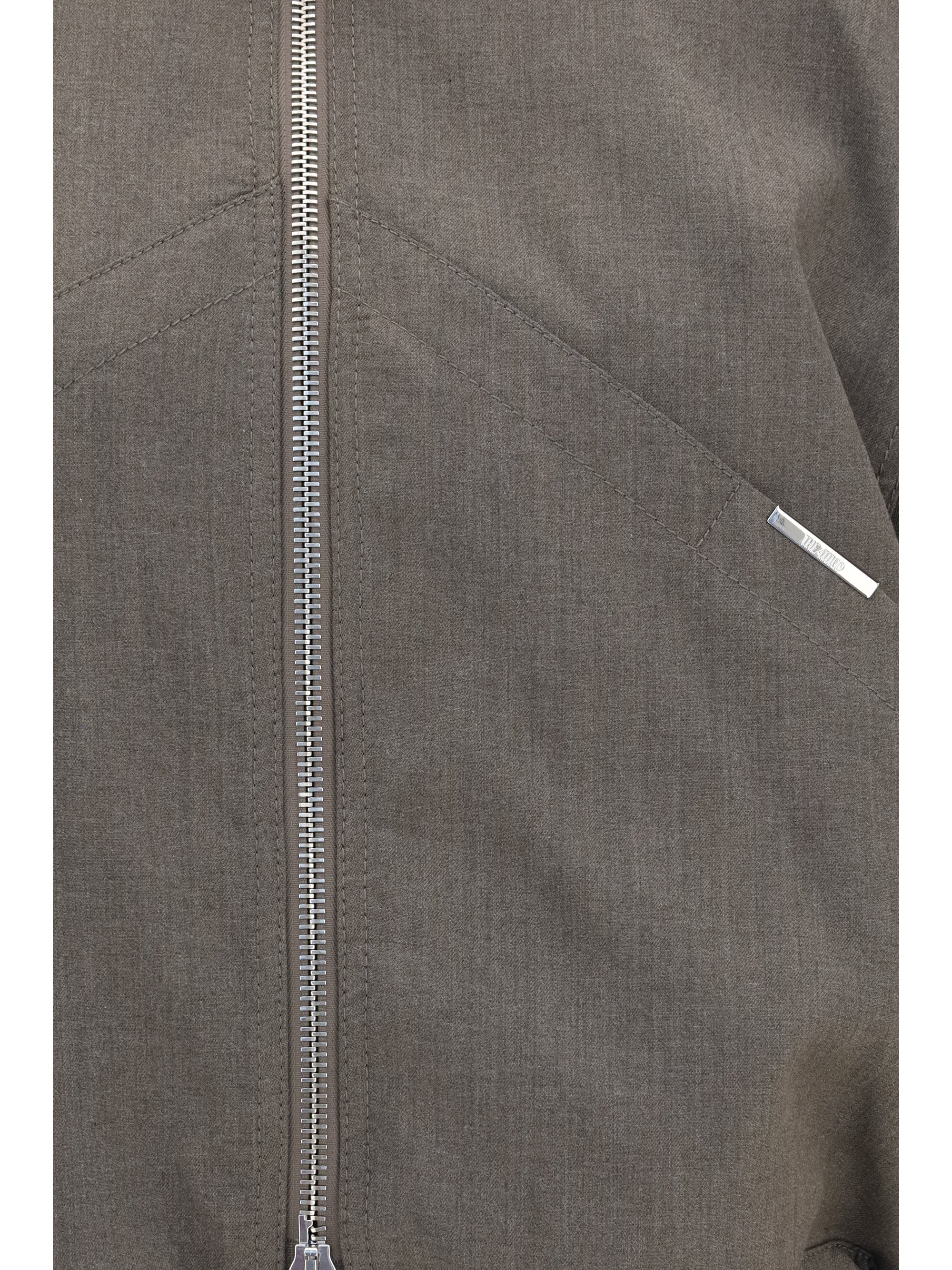 The Attico Women Wool-Blend Bomber